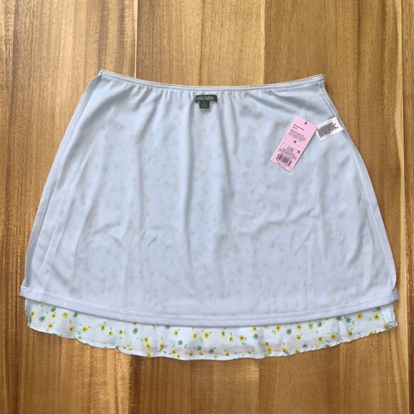 Wild Fable Junior Teens Light Blue Mid-Thigh Length Floral Skirt Size Medium - Picture 5 of 9